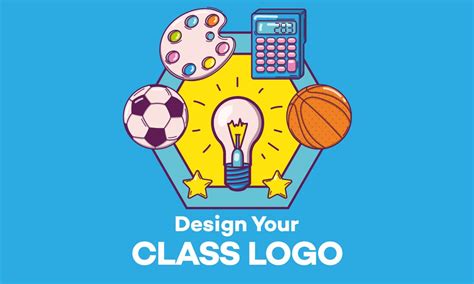 design  class logo creative printable activity  elementary