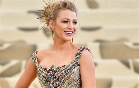 Wallpaper Dress Actress Hairstyle Blonde Beautiful Laughs Blake Lively Blake Lively For