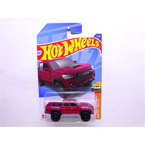 MERAH Hot Wheels Toyota Tacoma Red Shopee Malaysia
