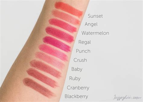 Review Bobbi Brown Crushed Lip Colors Swatches Artofit
