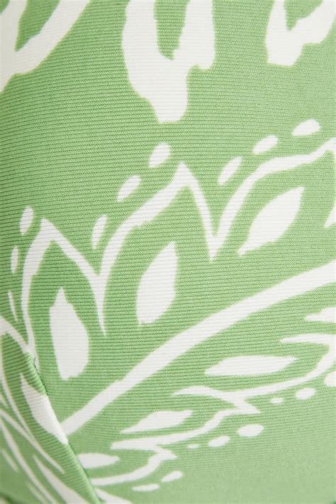 SEAFOLLY Folklore Embellished Printed Triangle Bikini Top THE OUTNET