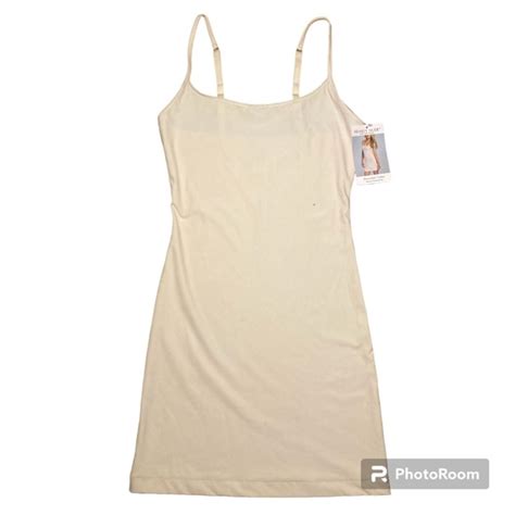 Nearly Nude Intimates Sleepwear Nearly Nude Thin Visible Cotton Smoothing Slip Toasted