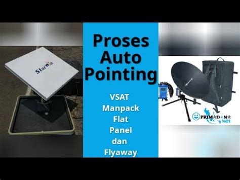 Perangkat VSAT Manpack VSAT Portable Model Flat Panel Dan Model