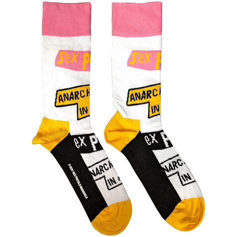 Chaussettes et collants Sex Pistols Anarchy in the UK Vêtements et accessoires pour les fans