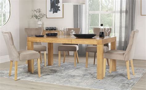 Cambridge Extending Dining Table Bewley Chairs Natural Oak Finish