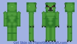 Alien Lookin Ass Creeper Minecraft Skin