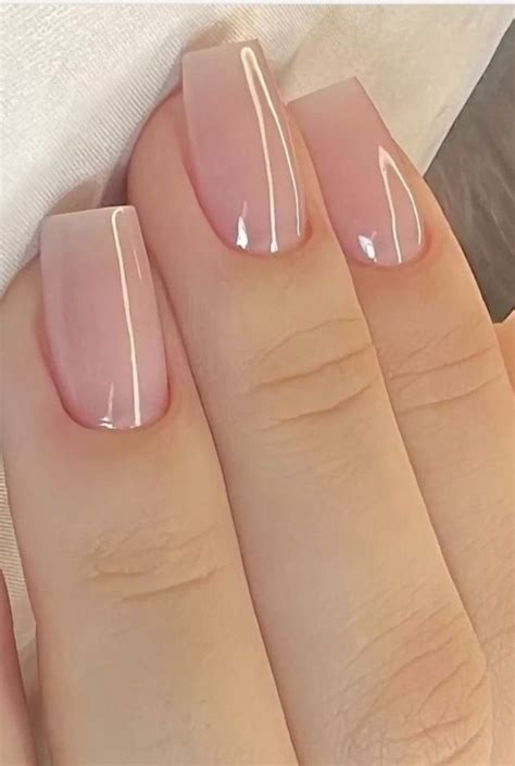 Pin By Jenni On Nails Gel Nails Simple Nails Nude Nails