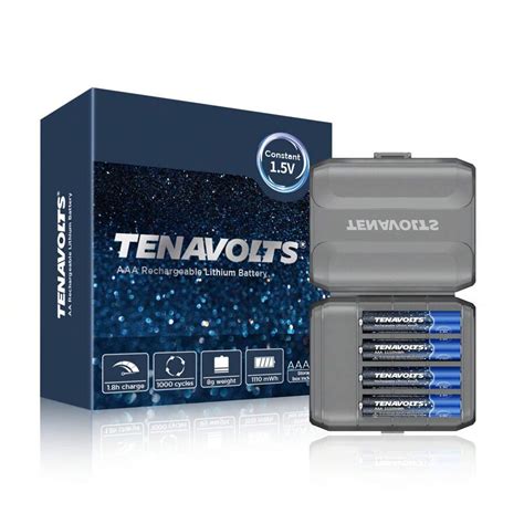 TENAVOLTS 1 5V Lithium Rechargeable AAA Battery For Xbox Controller