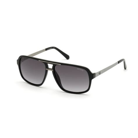 Guess GU 6955 01B Shiny Black Sunglasses Man