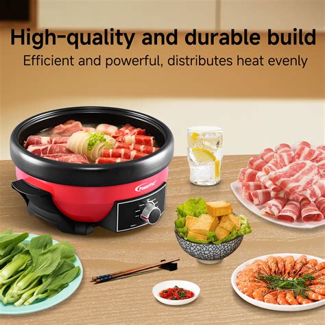 PowerPac Steamboat Multi Cooker Hot Pot 7L With Non Stick Inner Pot PPMC688 Shopee Singapore
