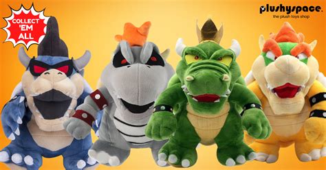 Stuffed Bowser Plush - Super Mario Collectible - PlushySpace.com