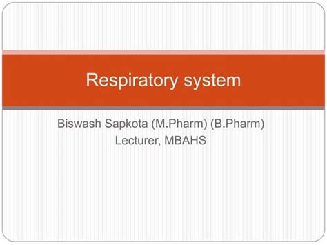 Respiratory System Grade 6pptx