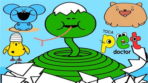 Toca Pet Care Childrens Care And Help Cute Little Pets Animal In