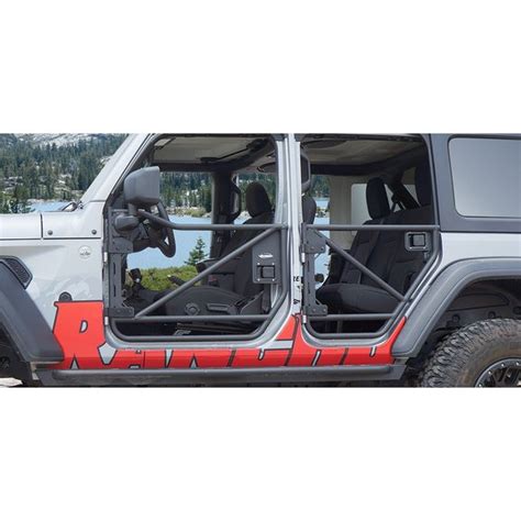 Rancho RockGEAR Tubular Off Road Doors For 18 20 Jeep Wrangler JL