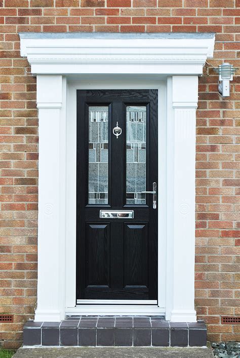 Our Most Popular Composite Door, the Altmore, in Black, with Zinc