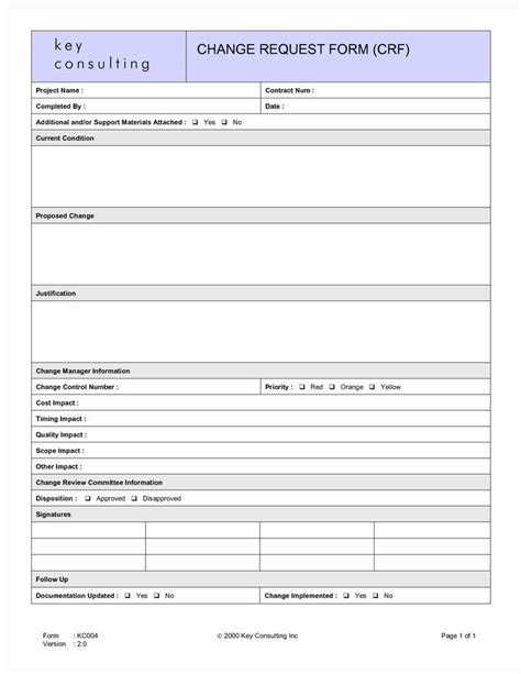 Project Request Template