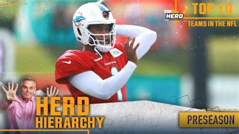 Colin S Preseason Herd Hierarchy Miami Dolphins