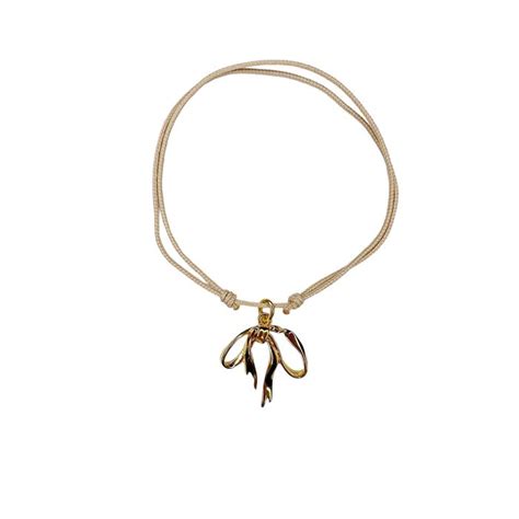 Pico Ribbon Bracelet Bracelet Gold Nude