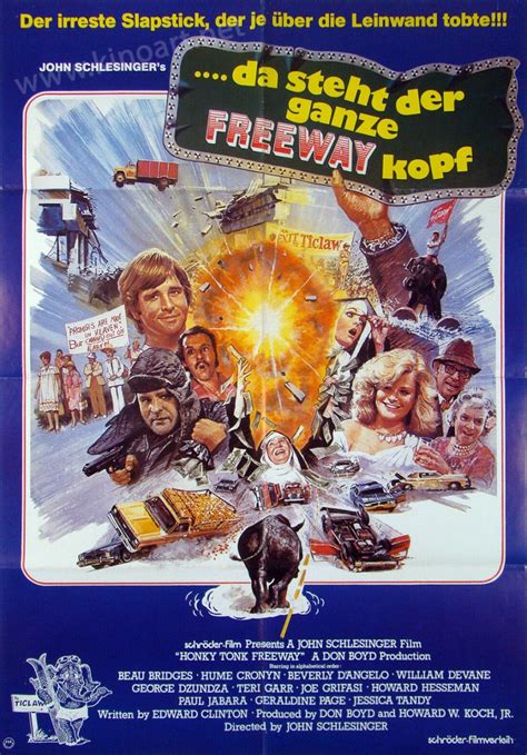 Da Steht Der Ganze Freeway Kopf Deutsches A Filmplakat X Cm