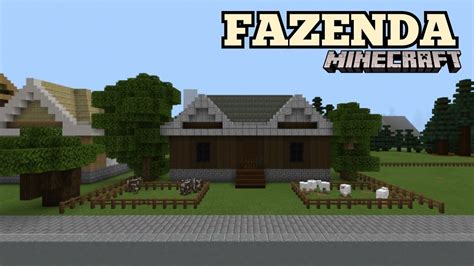 Construindo Uma Fazenda No Minecraft YouTube