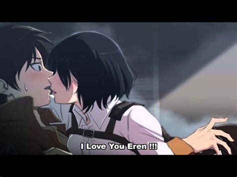 Attack On Titan Eren And Levi Kiss