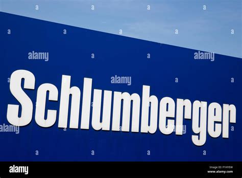 Schlumberger limited logo sign hi-res stock photography and images - Alamy