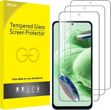 JETech Schutzfolie für Xiaomi Redmi Note 12 4G/5G, 9H Panzer Schutz ...