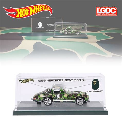Hot Wheels 風火輪 x BAPE 聯名限定 1955 Mercedes Benz 300 SL 蝦皮購物