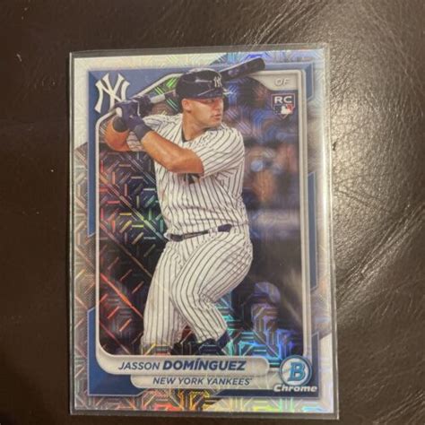 2024 Topps Bowman Chrome Jasson Dominguez Rookie Card 17 Rc New York Yankees Ebay