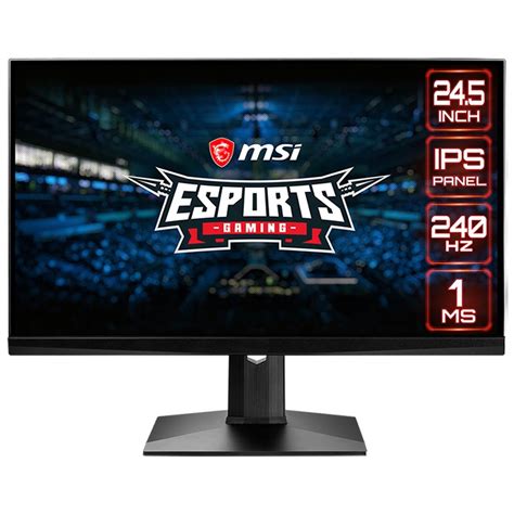 MSI Optix MAG251RX 24.5" 240Hz Full HD 1ms G-Sync IPS Gaming Monitor ...