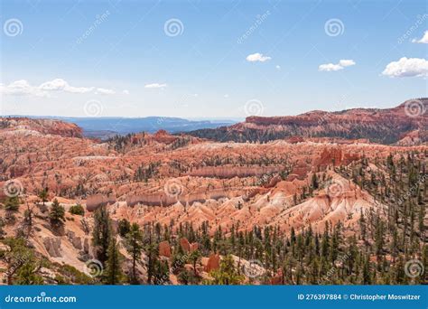 Scenic Aerial View Of Boat Mesa And Massive Hoodoo Wall Sandstone Rock