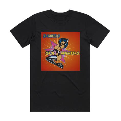 E Rotic Sex Affairs Album Cover T Shirt Black ALBUM COVER T SHIRTS