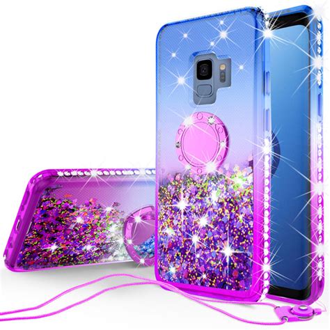 Samsung Galaxy S9 Case Sm G960u Wallet Case Wrist Strap Pu Leather W Spy Phone Cases And