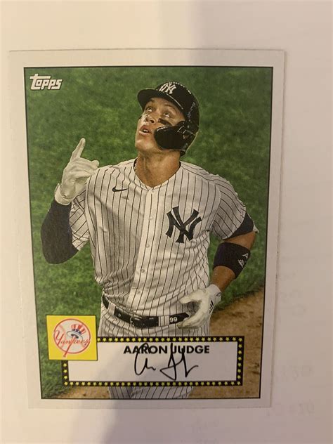 Topps Series T Aaron Judge Redux Ebay