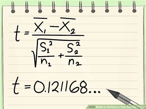 How to Perform a Two Sample T Test: 11 Steps (with Pictures)