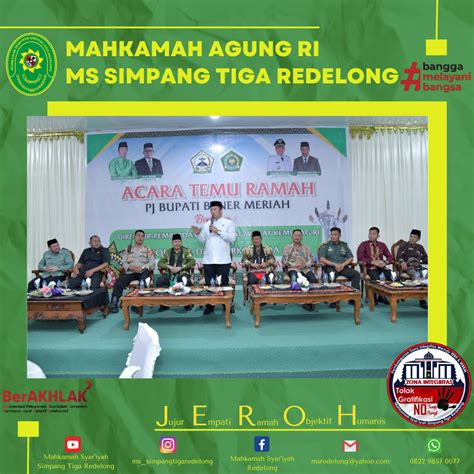 Ketua MS Simpang Tiga Redelong Ikut Serta Menyambut Kedatangan Direktur