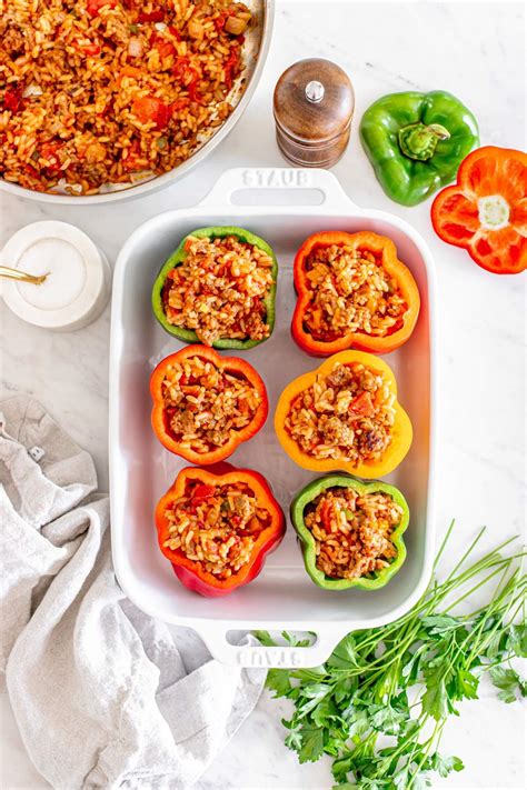 Italian Stuffed Peppers Xoxobella