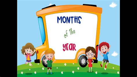 Months Of The Year 12 Months Of The Year With Spelling Educational