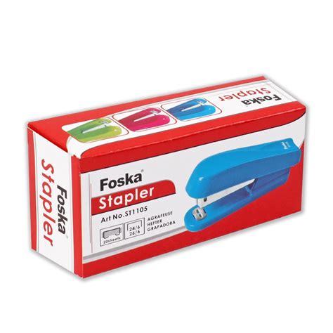 Assorted 20 Sheet Small Stapler Lime Green Pink Blue Choice Wholesale