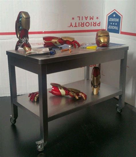 Scale Hot Toys Iron Man Tony Stark Armor Testing Figure Version Loose