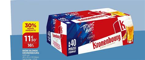 Promo Bi Re Blonde Kronenbourg Remise Imm Diate Chez Atac Icatalogue Fr