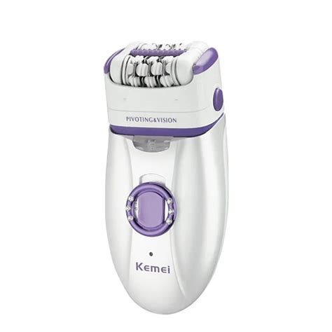 Kemei In Women Electric Epilator Rechargeable Hair Removal Shaver