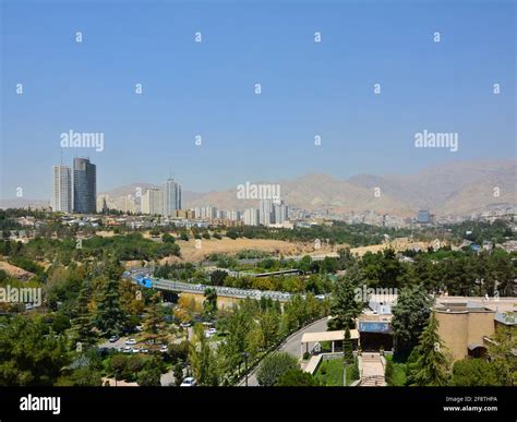 Tehran Iran Contemporary Apartment Buildings In North Tehran Stock