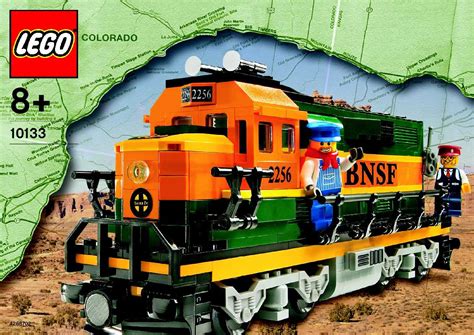 10133: LEGO® Burlington Northern Santa Fe (BNSF) Locomotive – Klickbricks