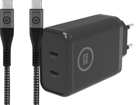 Bluebuilt Power Delivery Oplader Poorten W Usb C M Kevlar