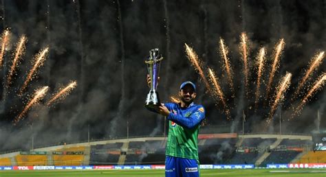 Mohammad Rizwan reacts after leading Sultans to HBL PSL 6 glory