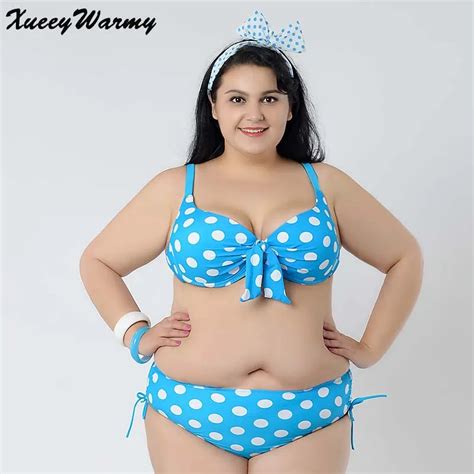 Large Size Bikinis Women Swimwear Female Swimsuit Halter Sexy Big Chest Bikini Set Bathing