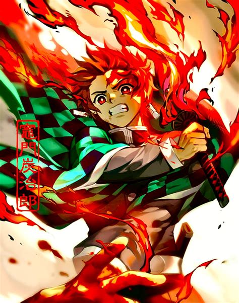 Tanjiro Fire Breathing by NikocadoAvocadoBalls on DeviantArt