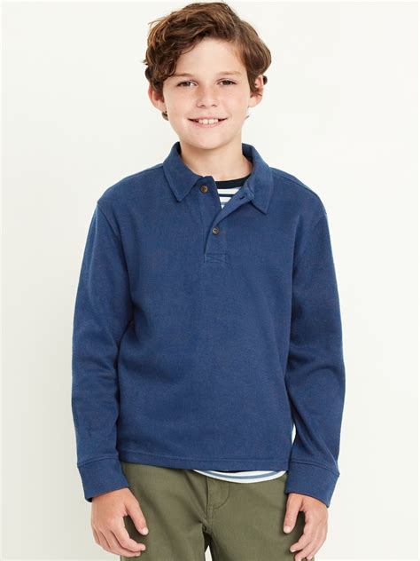 Long Sleeve Polo Shirts With Collar Old Navy