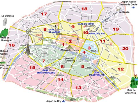 Mapa Do Centro De Paris Roteiros E Dicas De Viagem